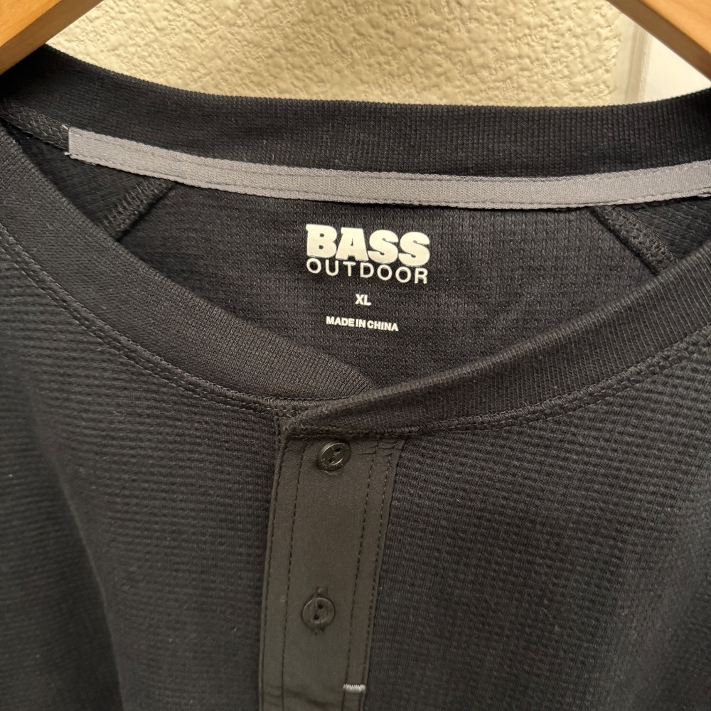 Nordstrom Bass Outdoor Sweater Waffle Thermal Performance Active Men's